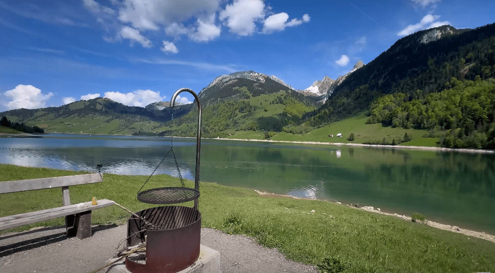 Cooking While Traveling To Wägitalersee In Switzerland