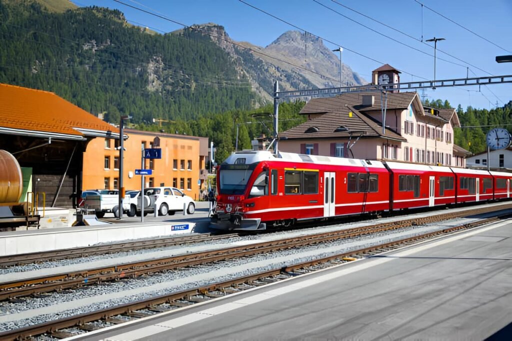 Switzerland Train Tour Itinerary in Bernina Express