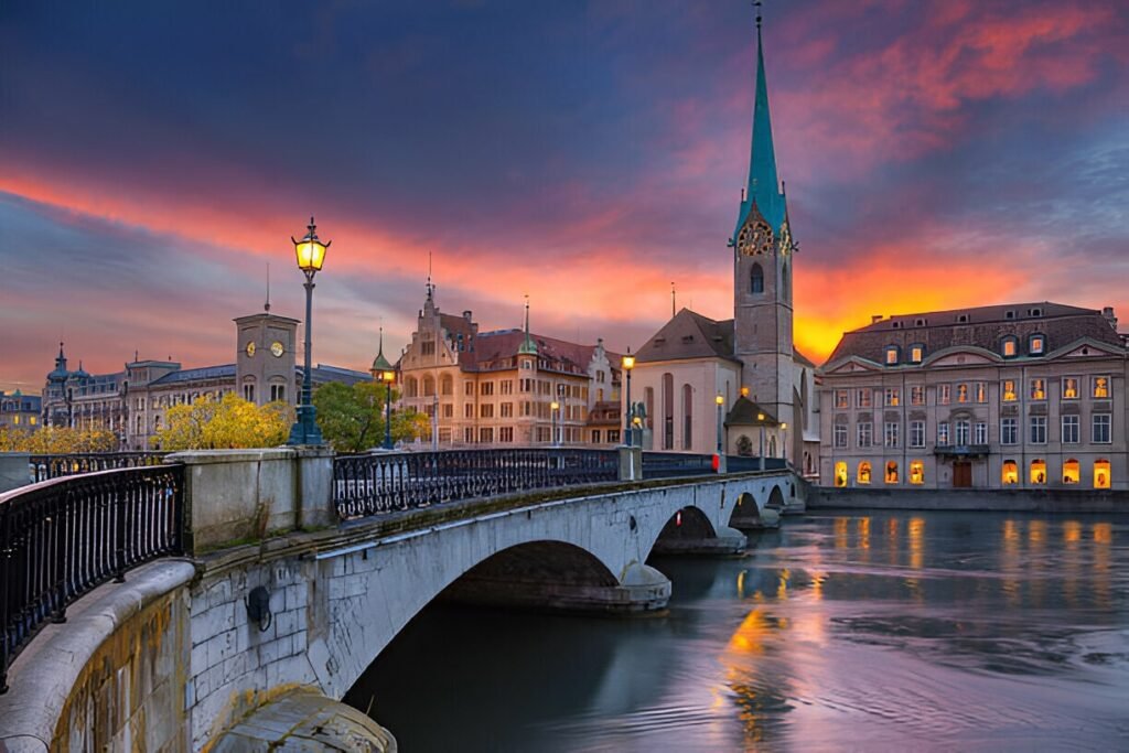 Switzerland Train Tour Itinerary in Zurich to Lucerne